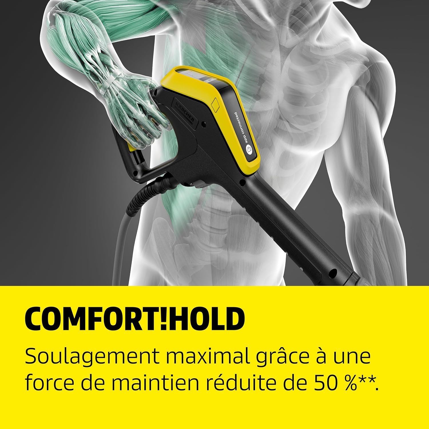 bleujardin - K 7 Premium Connect - 180 bar, 600 l/h, enrouleur, Home Kit