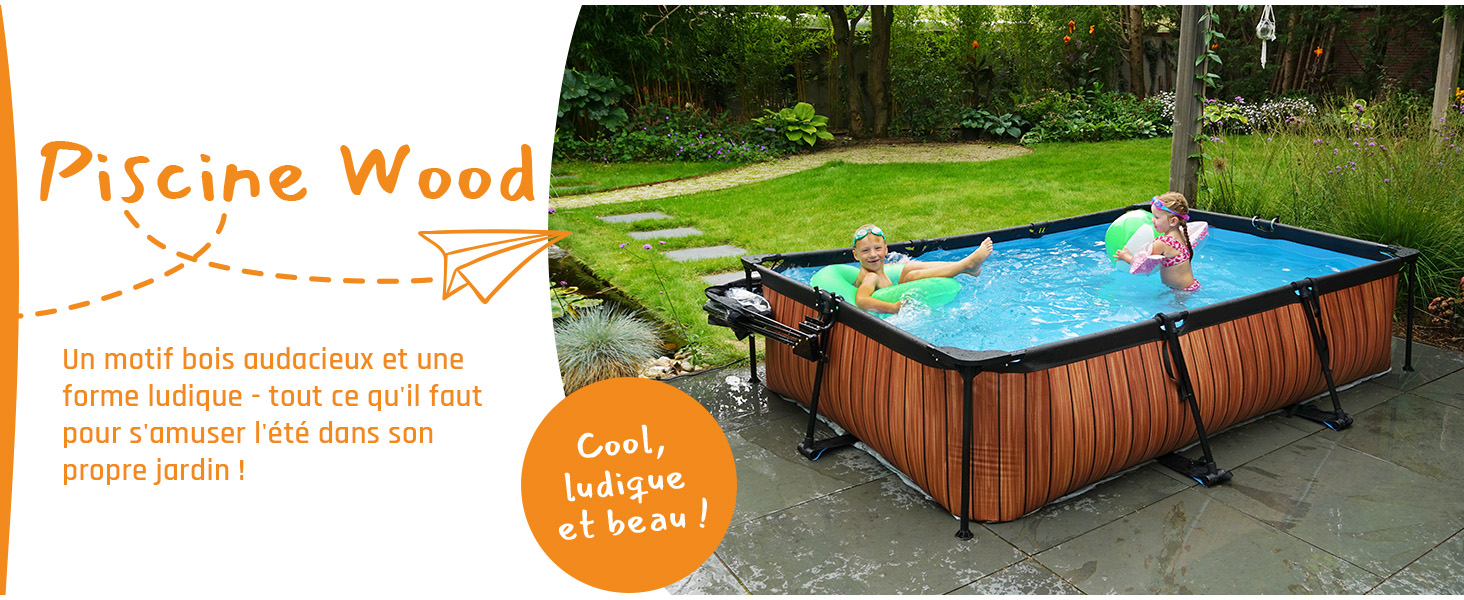 Piscine EXIT Rectangulaire 