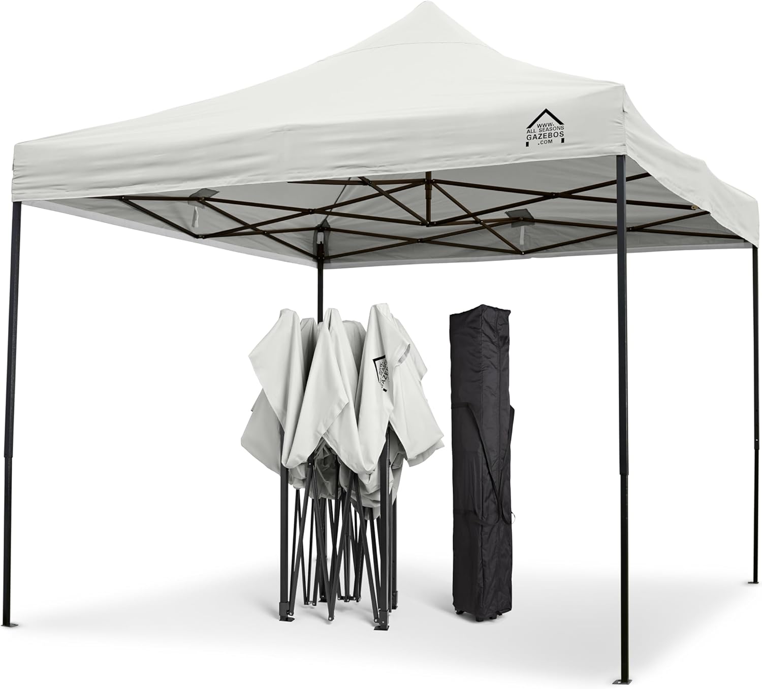 bleujardin - Pop-up tonnelle série 3x3m - blanche, 100% imperméable