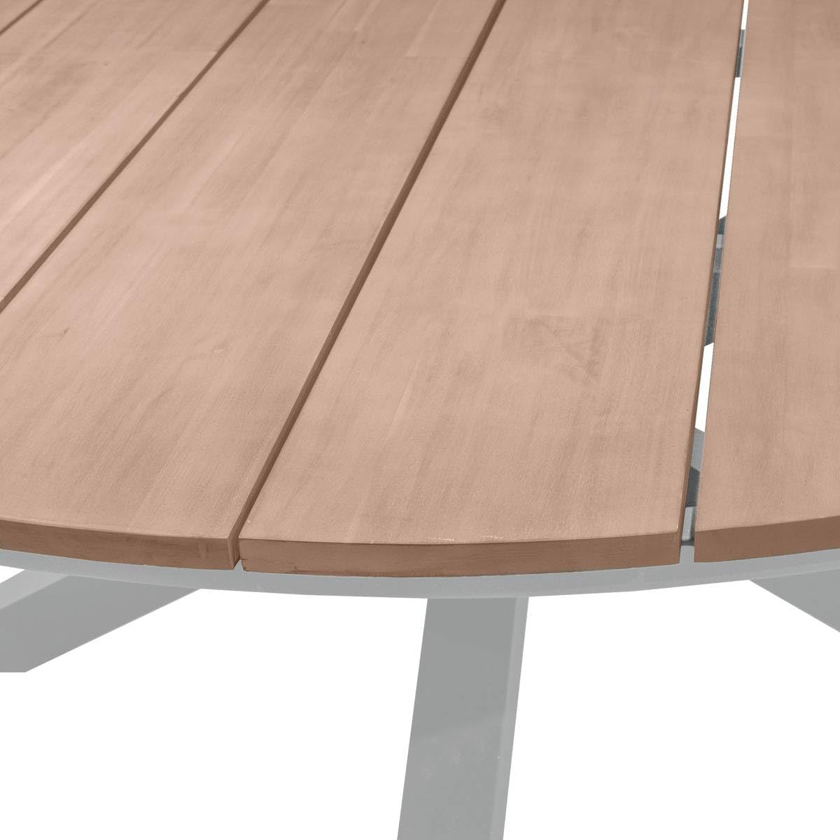 bleujardin - Oriengo - diamètre 160 cm - aluminium acacia 8 places