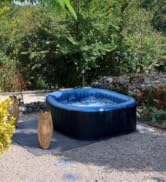 bleujardin - bleujardin, Spa Gonflable carré 185cm TEKAPO - 6 Places.