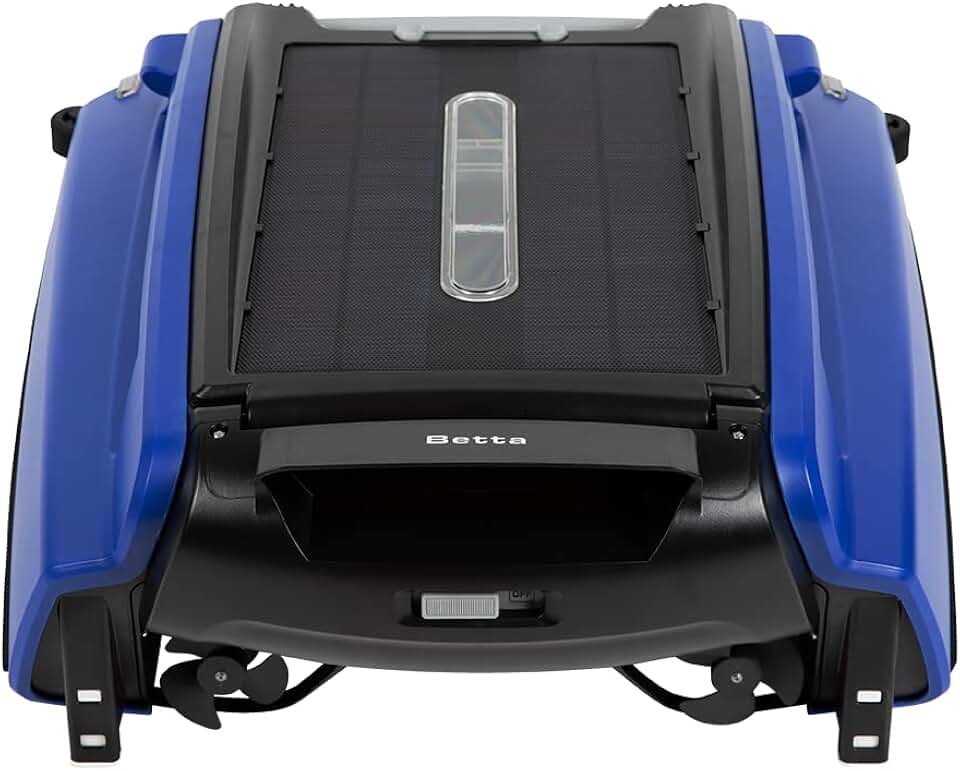 bleujardin - SE Robot Nettoyeur Piscine - autonomie 30h, solaire, 24/7, moteurs sel/chlore
