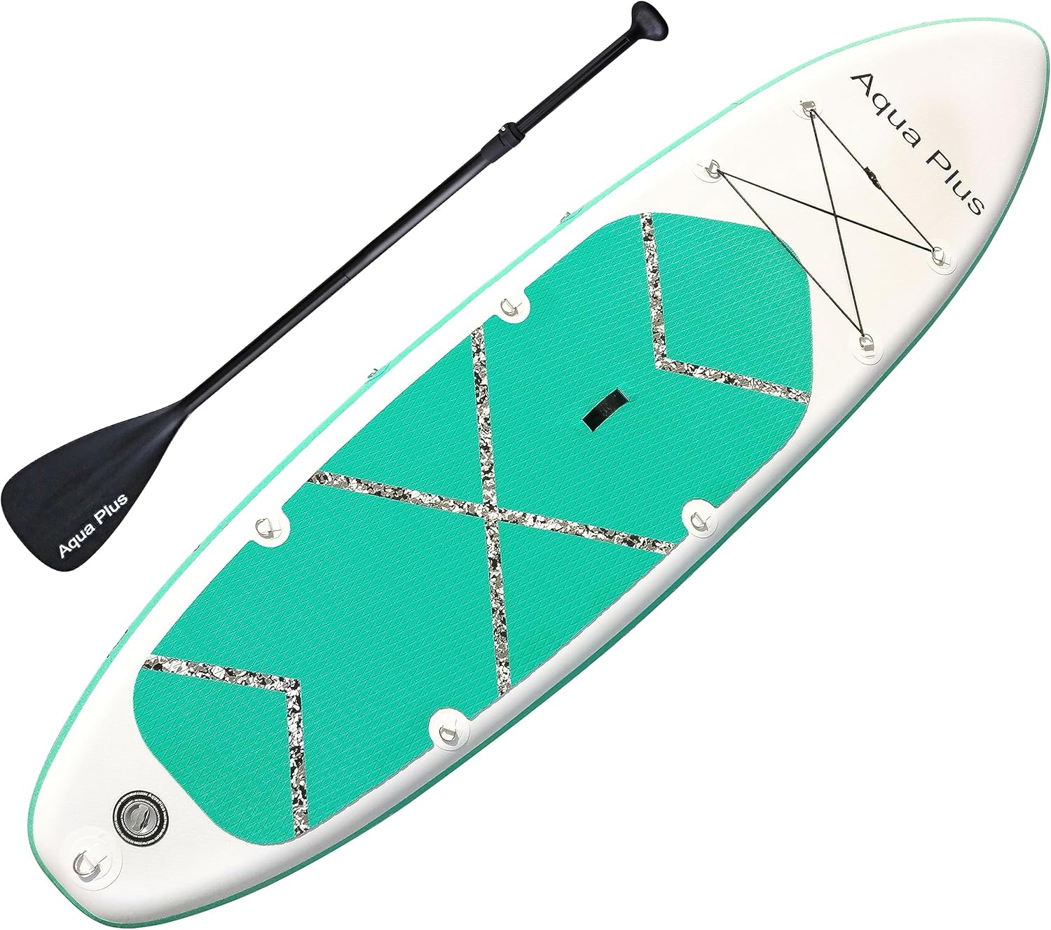 bleujardin - SUP gonflable 15cm - pagaie, pompe, sac, adulte