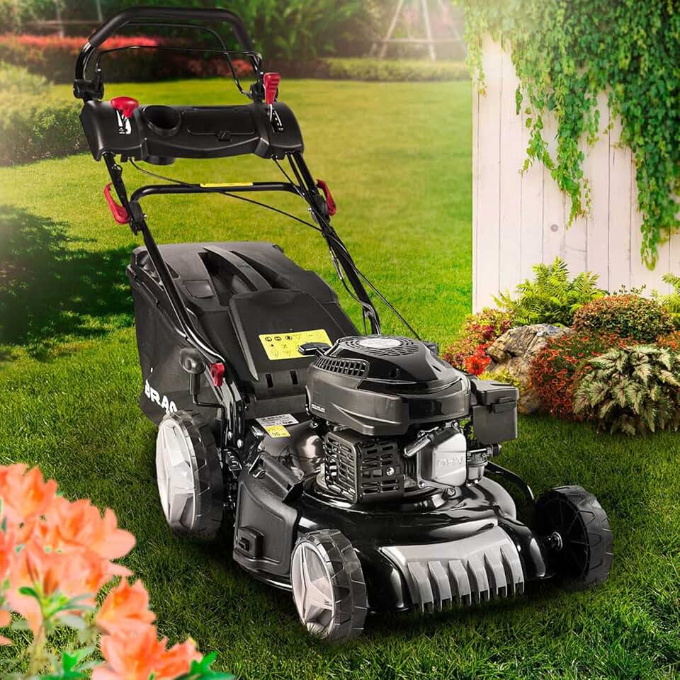 bleujardin - tondeuse série Speed - 46cm - 3,5kW, mulching, 4en1, moteur 170cc
