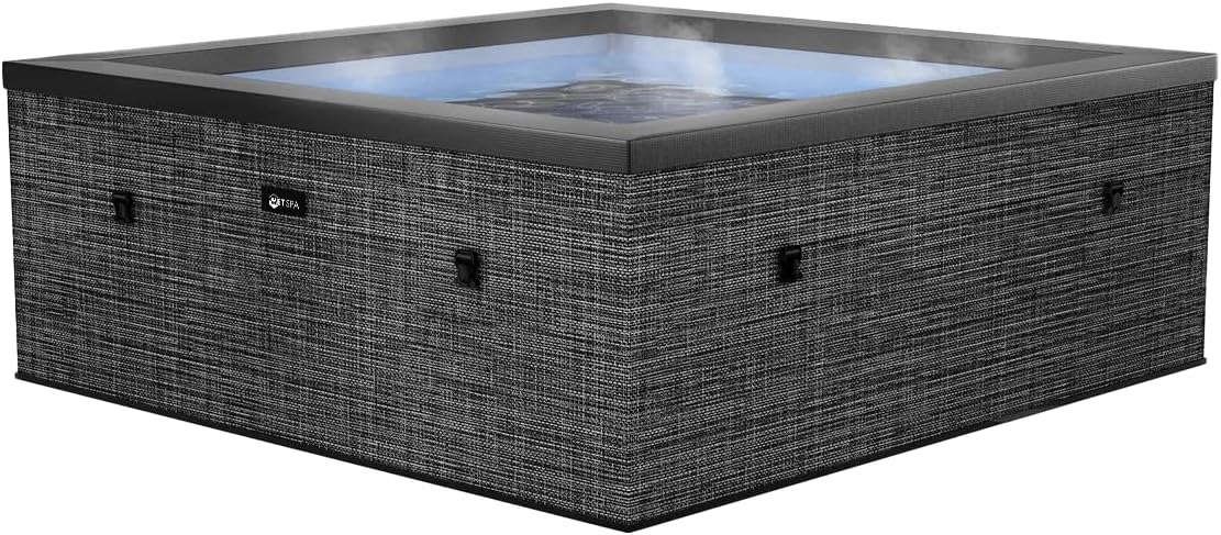 Netspa - Celestia série - 180x70cm - spa 6 places, mousse, 1100L, chauffage intégré, couverture éco