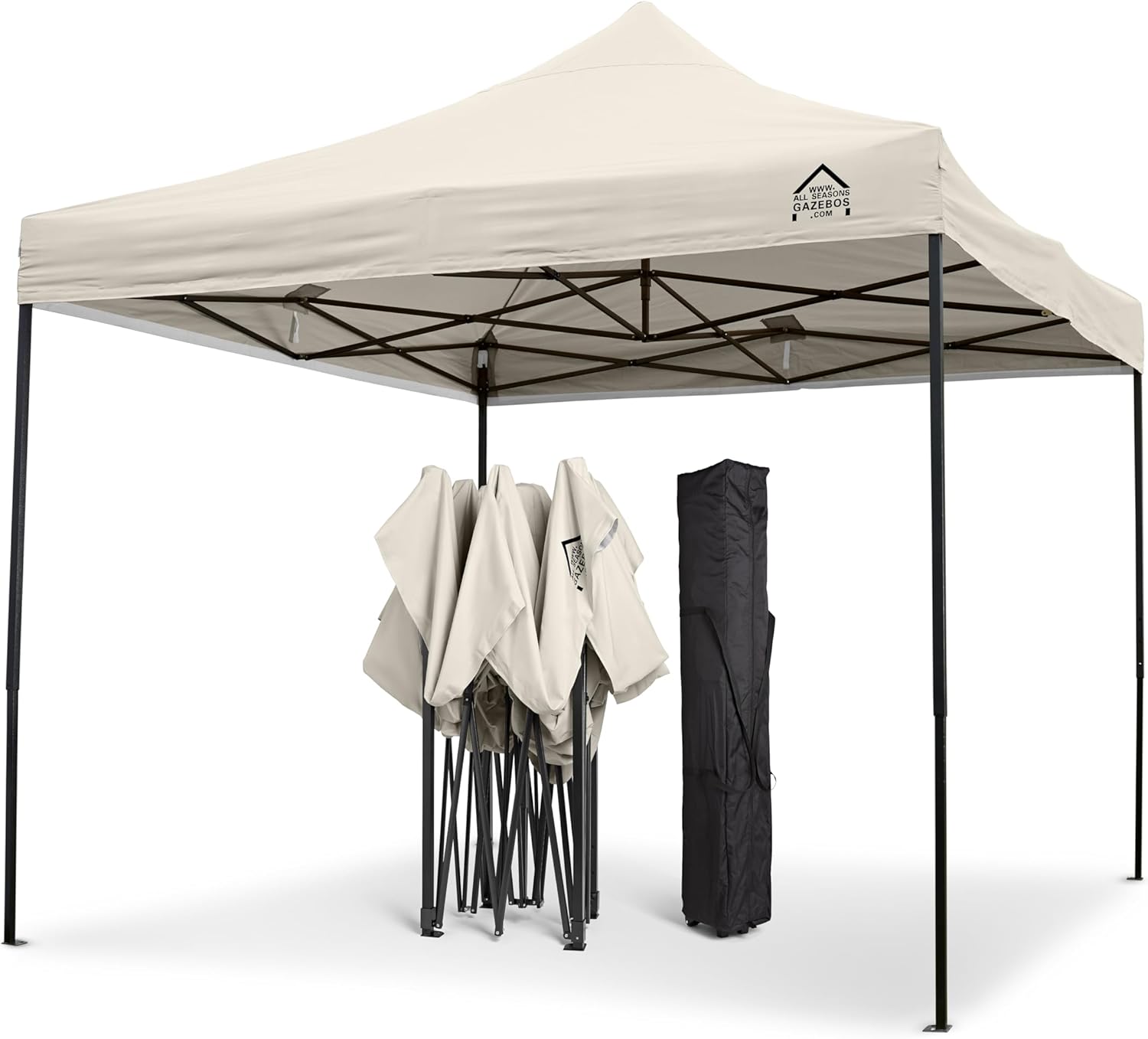 bleujardin - Tonnelle pliante série premium - 3x3m - étanche, parois latérales, accessoires, haute qualité