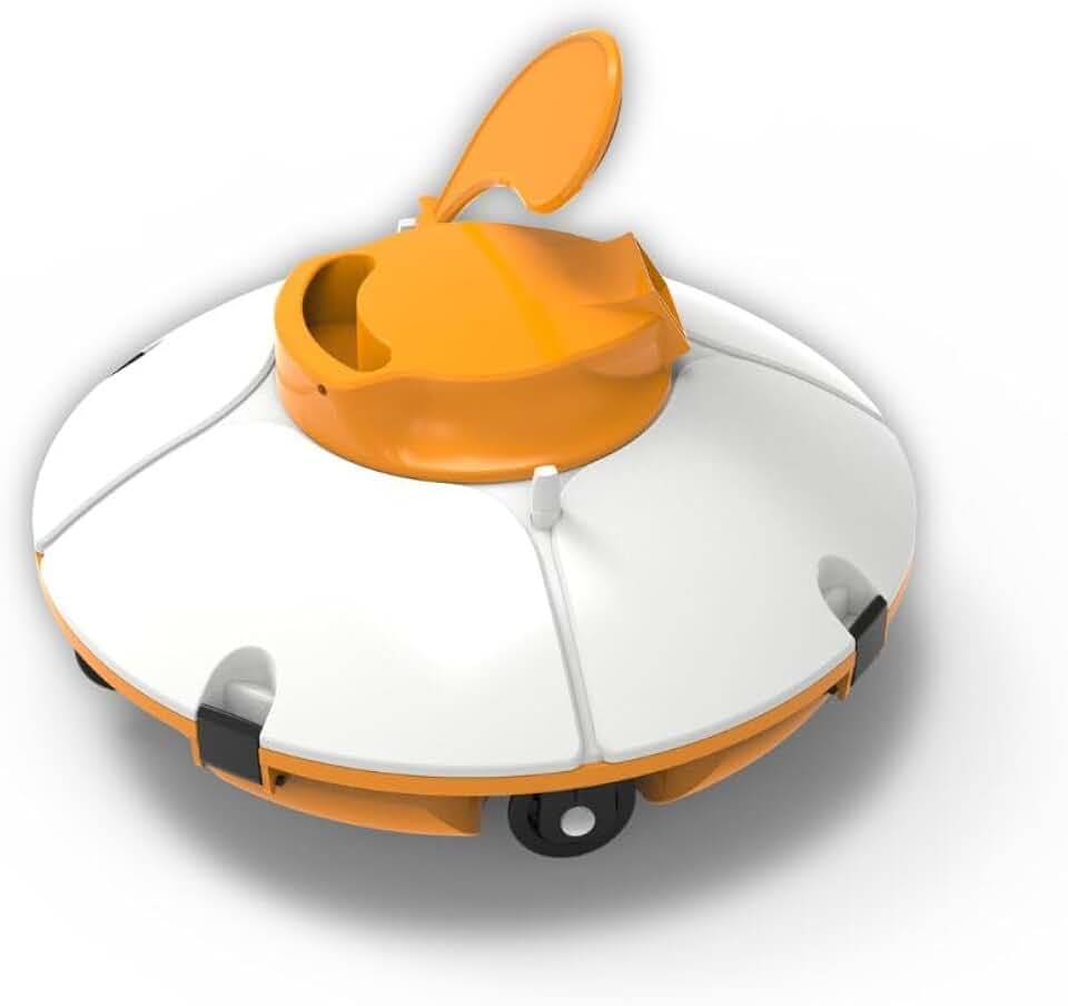 bleujardin - Robot Piscine Frisbee - 5x3m - Nettoyage fond plat