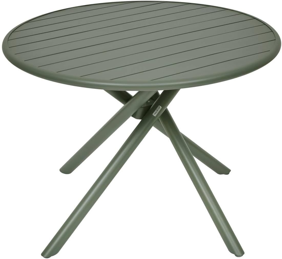 bleujardin - Nebullia Table Jardin 4 places 105cm Vert Laurier