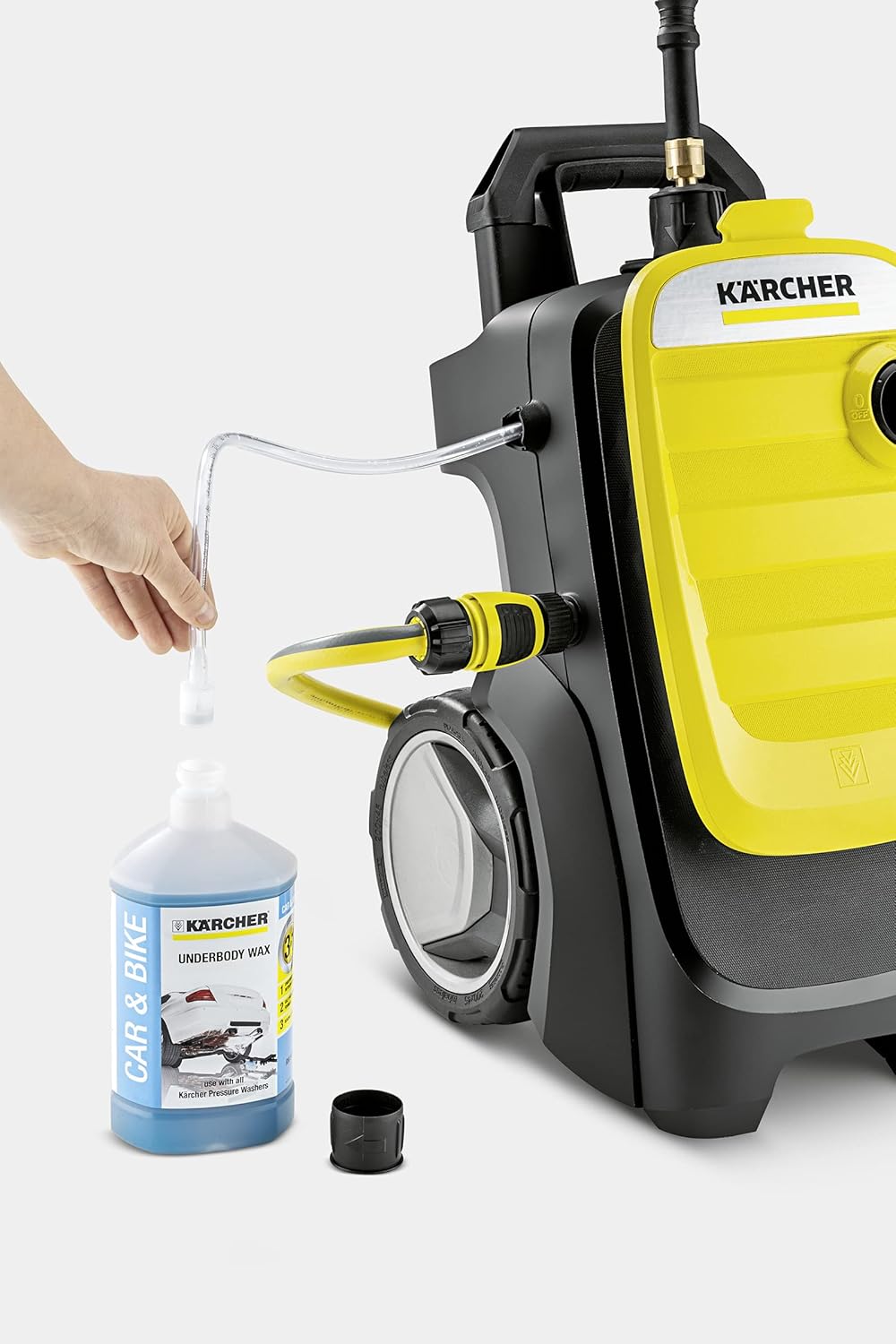 bleujardin - K7 Compact - 180 bar, 600 l/h - Nettoyeur haute pression, 16 kg, rotabuse, lance