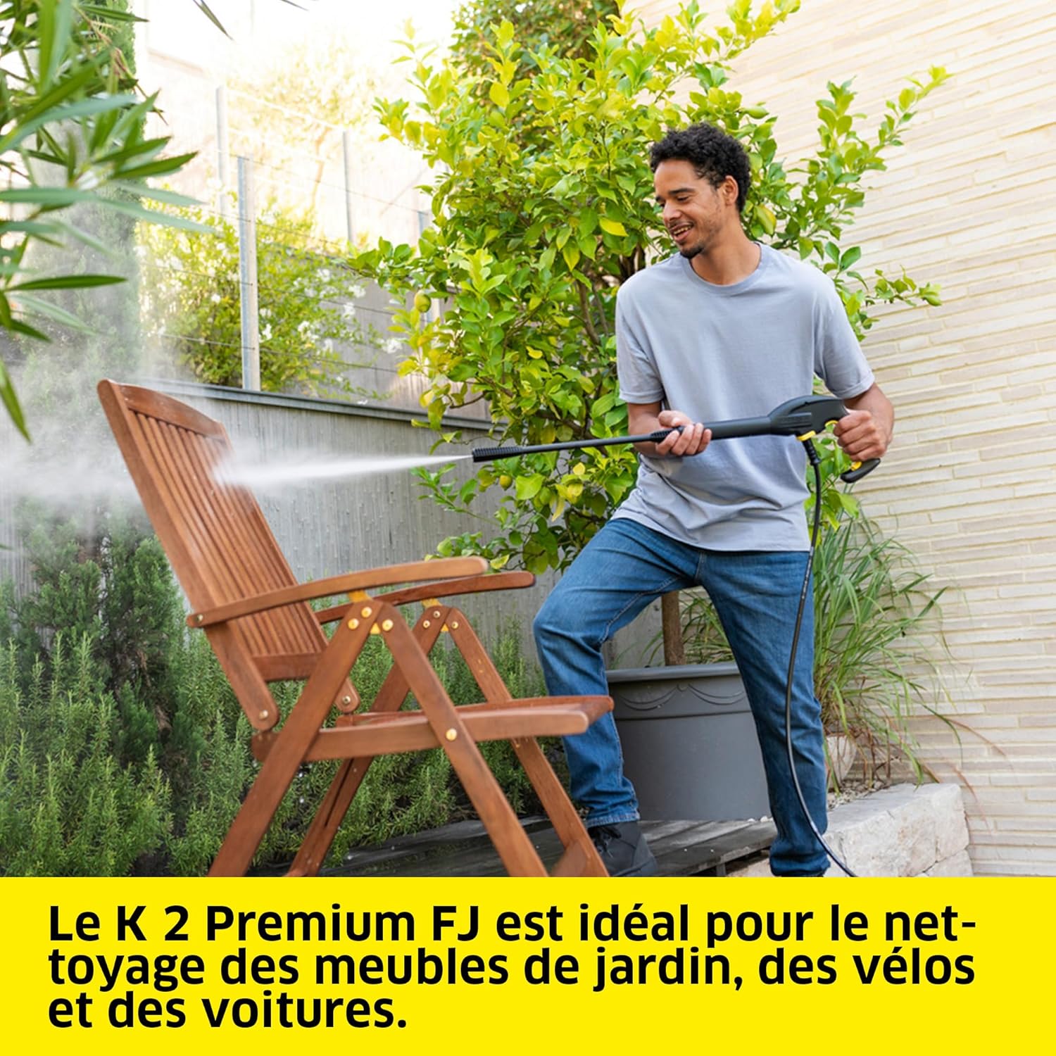 bleujardin - nettoyeur K 2 Premium - 4,2 kg, 110 bar, 360 l/h, accessoires