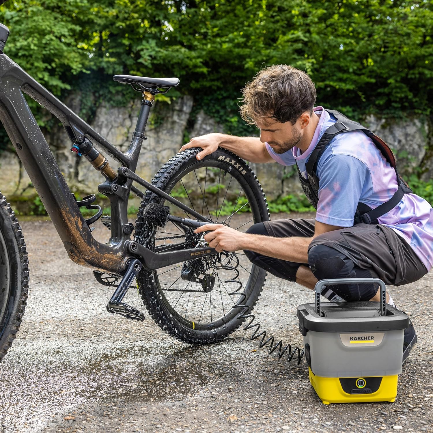 bleujardin - OC 4 kit vélo - 3,1 kg - 8L, 2L/min, batterie Li-ion
