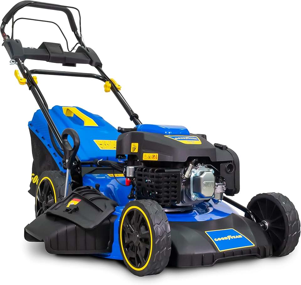 bleujardin - Tondeuse autotractée 224 cm³, 7.5 CV, 4en1, 2000m²