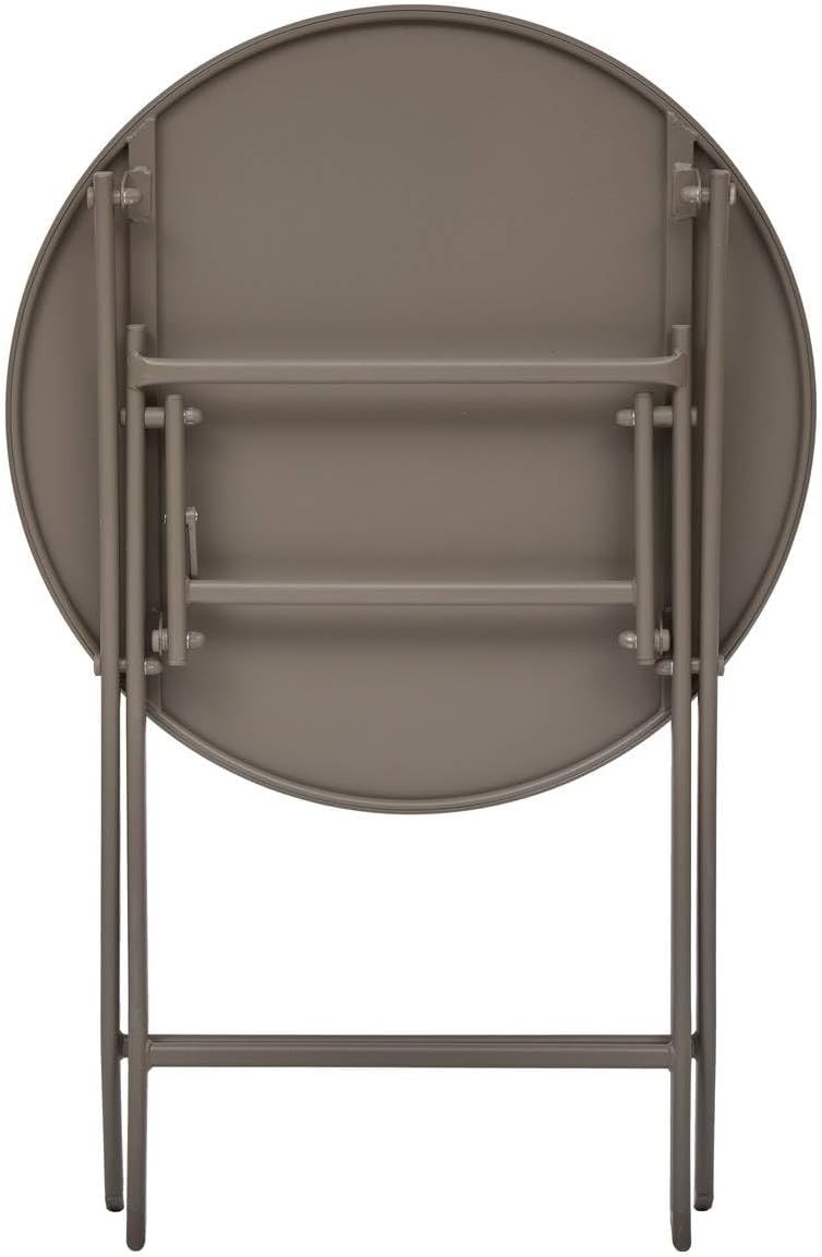 bleujardin - Greensboro pliante ronde - 2 places - acier renforcé, antirouille