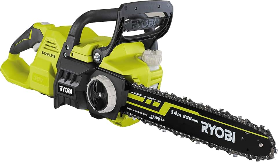 bleujardin - Tronçonneuse 36V Brushless 35cm - sans batterie RY36CSX35A-0