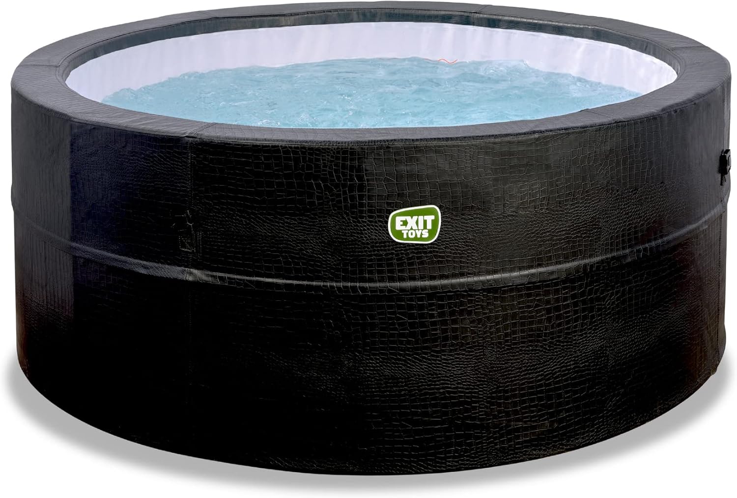 bleujardin - Leather Premium Spa extérieur 184x73cm - 4 places, chauffage, 120 jets air