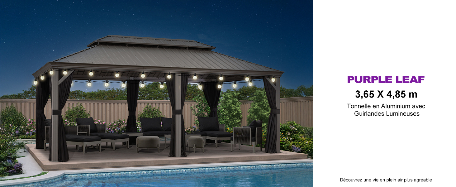 tonnelle de jardin exterieur 