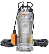bleujardin Pompe Submersible Aqua 11S, 550W, Débit 3,6 m³/h, Hauteur Refoulement 25 m...