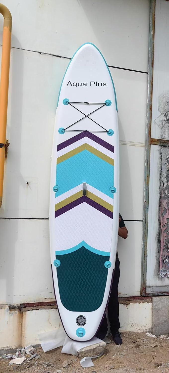 bleujardin - planche SUP gonflable 15cm - pagaie, sac, pompe