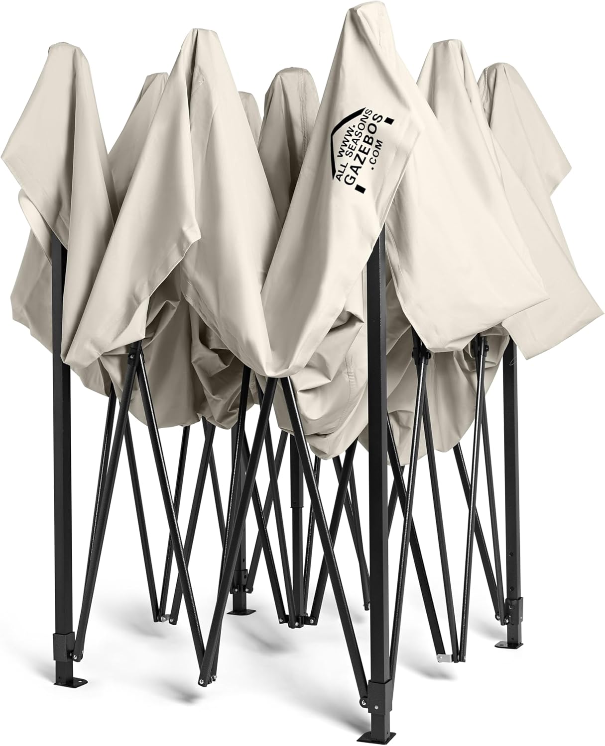 bleujardin - Tonnelle pliante série premium - 3x3m - étanche, parois latérales, accessoires, haute qualité