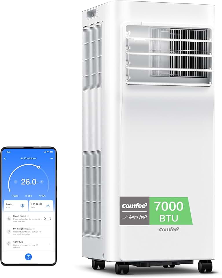 bleujardin' - Breezy Cool 2.0 - compact - 7000 BTU, contrôle APP, Alexa