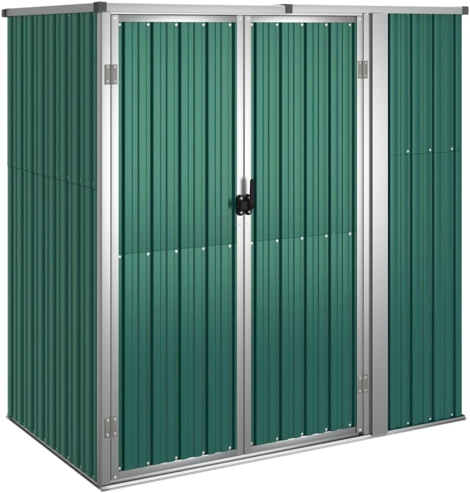bleujardin Abri à Outils de Jardin Vert 161x89x161 cm Acier galvanisé, Maison & Jardin, Pelouses & Jardins, Vie en extérieur, Structures extérieures, Cabanes & abris de Jardin, Vert, (Poids 29.62KG)
