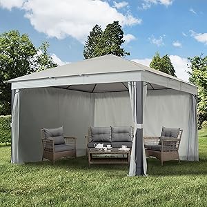 tonnelle de jardin pavillon bleujardin intent24