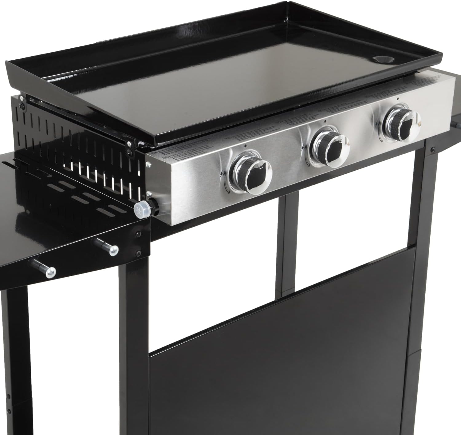 bleujardin - Plancha Mérida sur chariot 3 brûleurs 6kW 74x33 cm