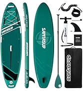 bleujardin Stand Up Paddle Planche de Surf Sup Gonflable Complet Accessoires Pagaie Réglable, Pompe...