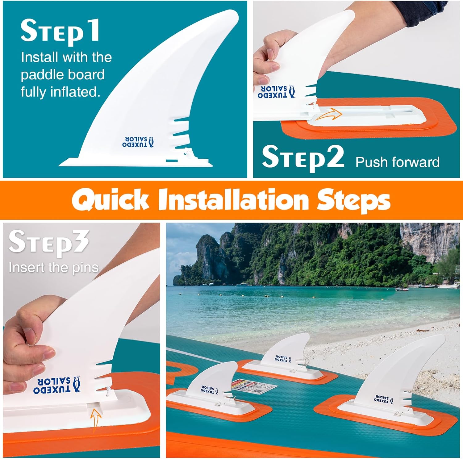 bleujardin Paddle Gonflable Adulte, Planche de Stand Up Paddle Gonflable, Sup Paddle Board Gonflable avec Accessoires Complets, Planche de Surf Paddle
