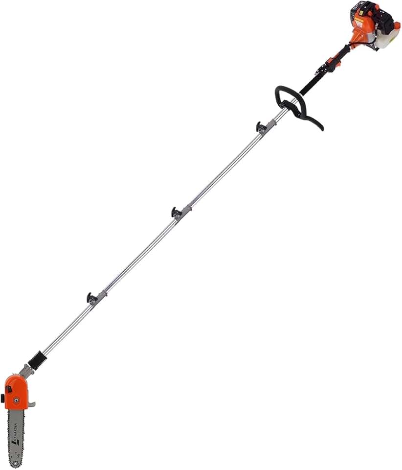 bleujardin - Élagueuse thermique perche orientable 4,15m 52cm3 3CV