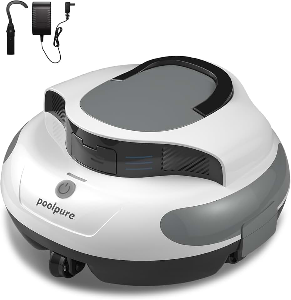 bleujardin - Robot piscine sans fil, 100min, 5000mAh, 90m², 2026