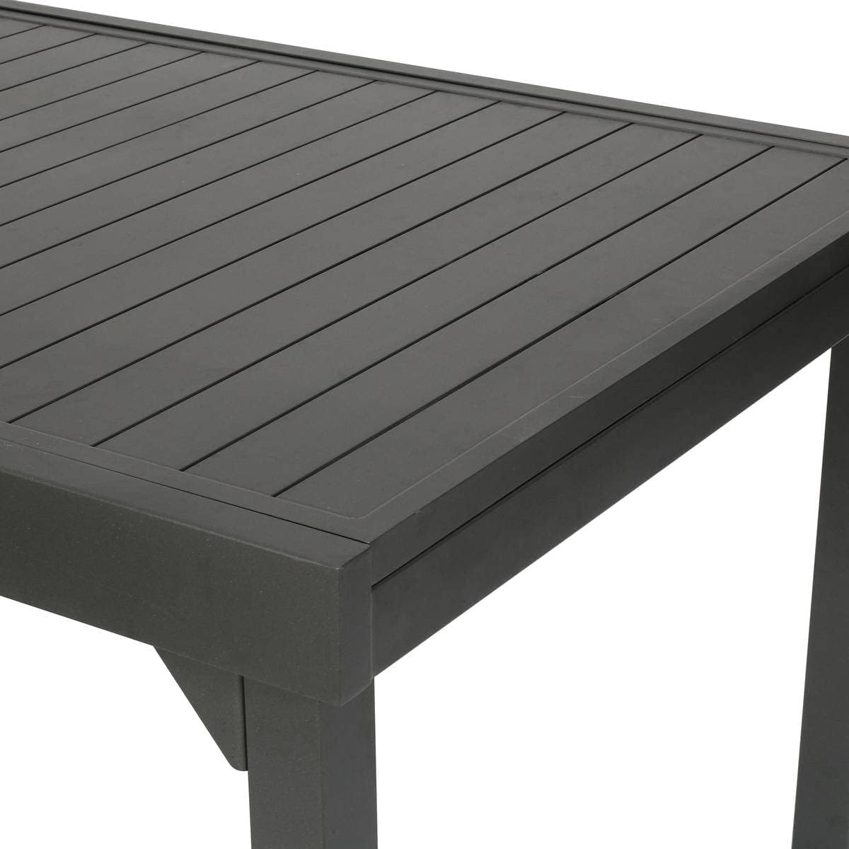 bleujardin - Piazza - 230/340x100 cm - table extensible 12 places, aluminium antirouille