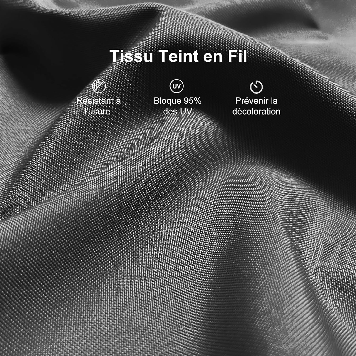bleujardin - Pergola LED série - 4x3 m - aluminium, toit rétractable, tissu teinté
