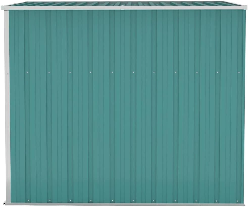 bleujardin Abri de Jardin Mural Vert 118x194x178 cm )