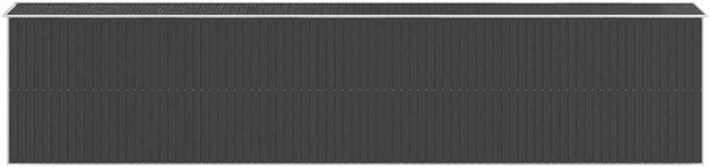 Abri de Jardin Anthracite - acier galvanisé - 192x938x223 cm - 3147458