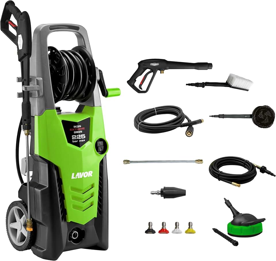 bleujardin - IKON 225 Extreme - moteur 2300W, 225 bar, 300l/h, mousse ajustable