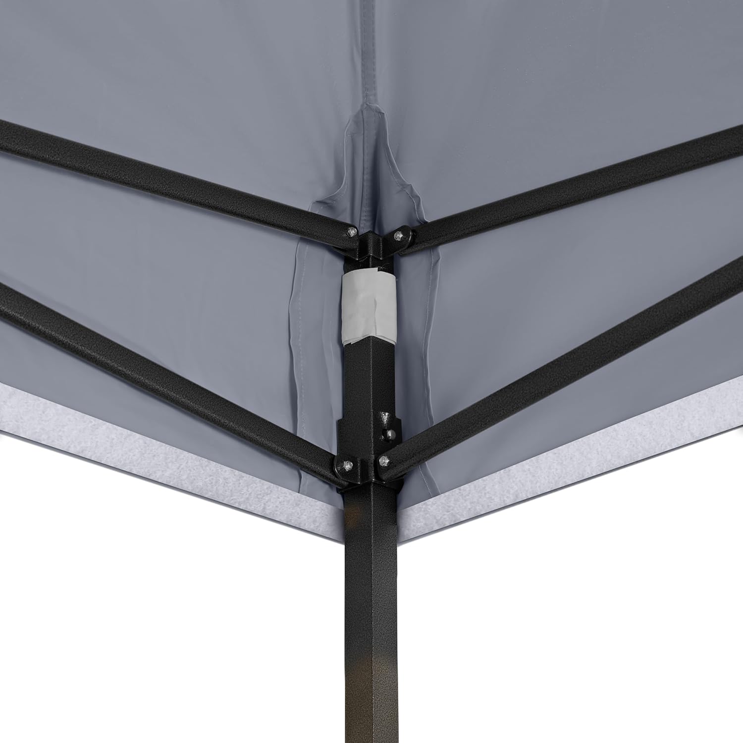 bleujardin - Tonnelle série résistante - 3x3m - étanche, gris métallisé