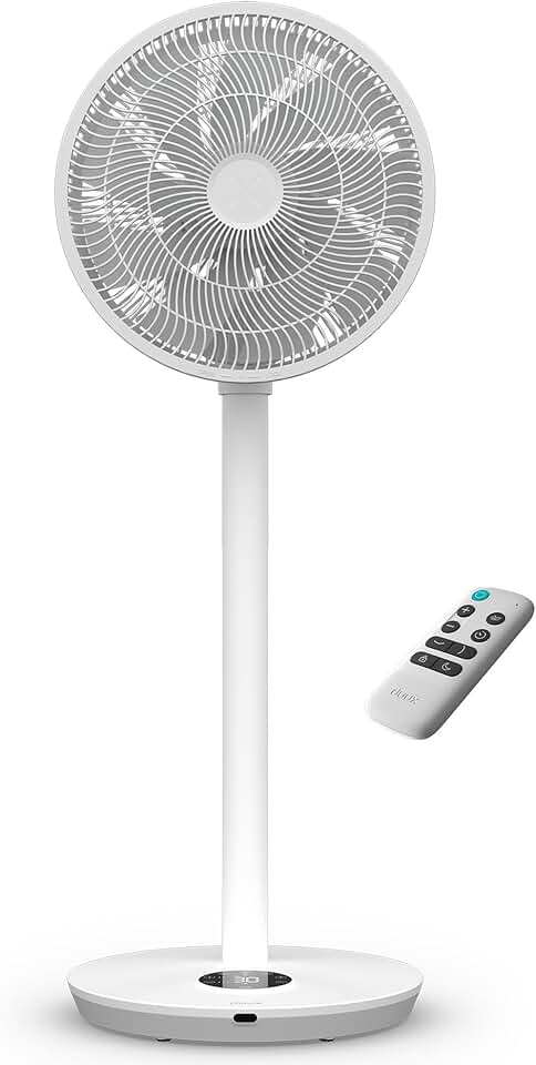 bleujardin - Whisper Flex 2 - 54-92cm - ventilateur silencieux, mode nuit, 2W, télécommande