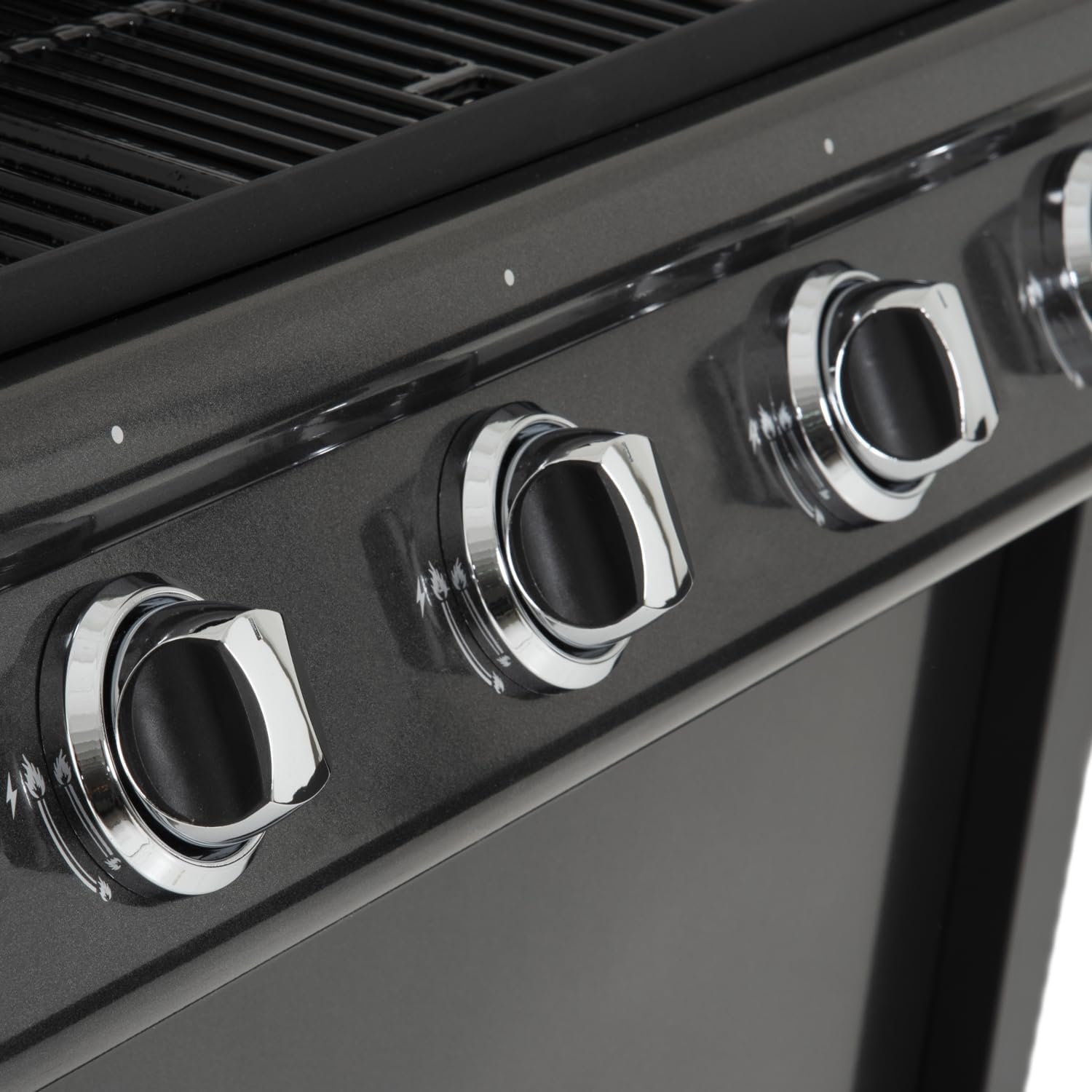 bleujardin - Barbecue gaz RENO - 4 brûleurs 14kW avec thermomètre