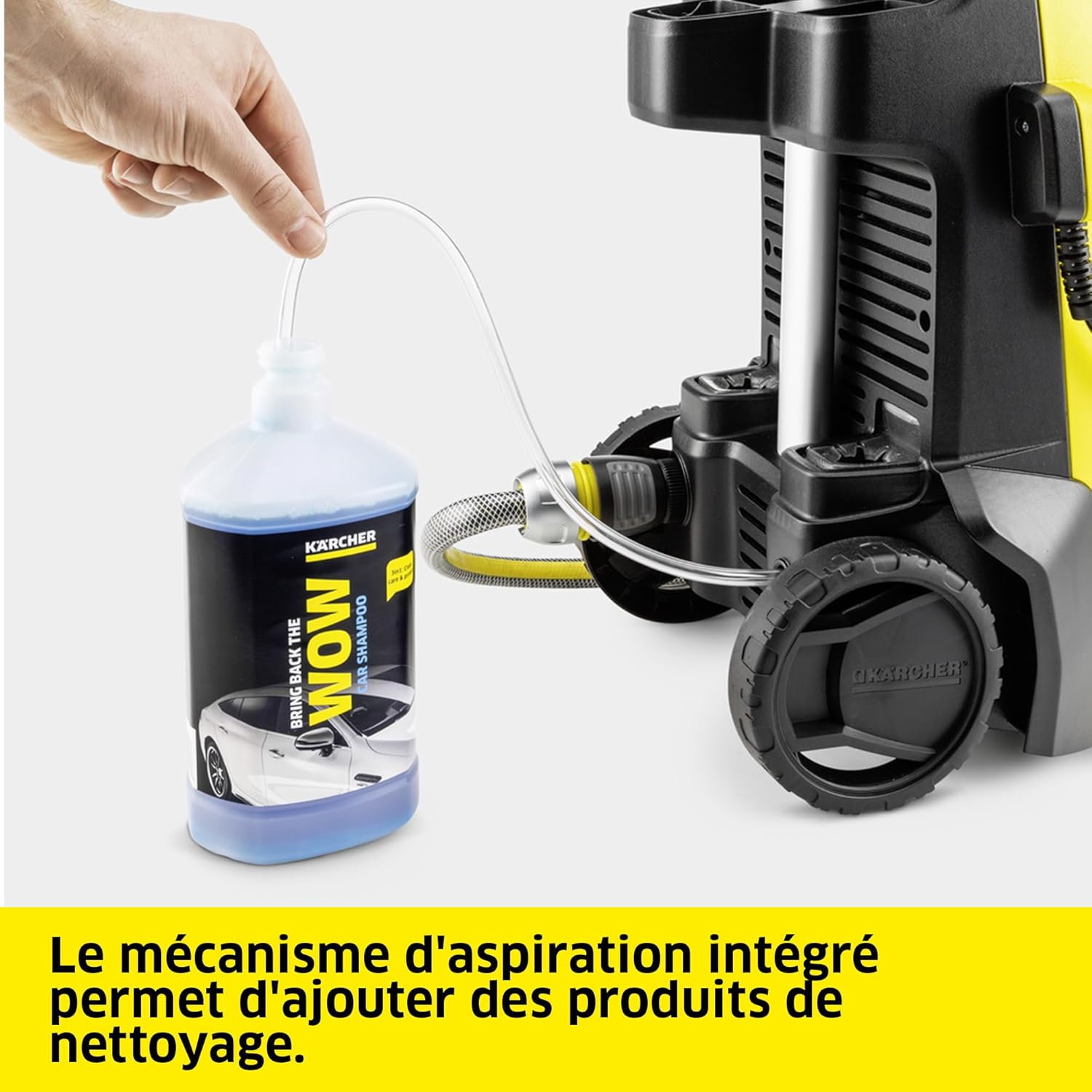 bleujardin - K4 Classic - 4,6kg - 130 bar, 420 l/h, kit voiture, Rotabuse