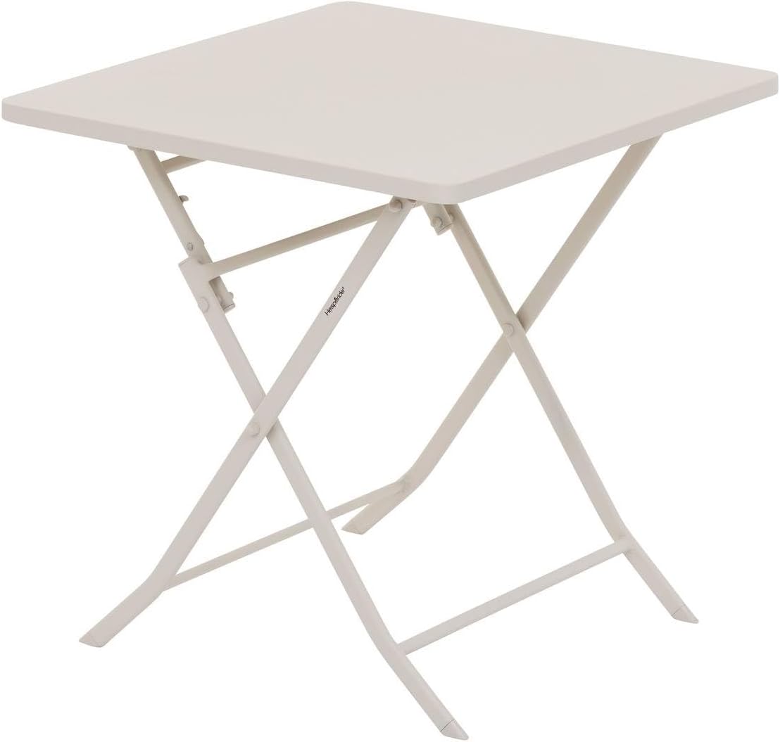 bleujardin - Greensboro - 2 places - Table carrée pliante acier époxy renforcé